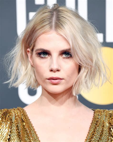 lucy boynton hair.